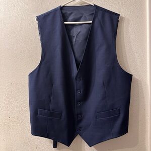 Collection by Michael Strahan Men's Navy Blue Vest